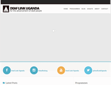 Tablet Screenshot of deaflinkuganda.org